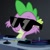 Size: 240x240 | Tagged: safe, spike, dragon, g4, dj booth, male, picture for breezies, rainbow dash's sunglasses, sunglasses