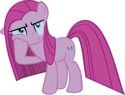 Size: 3048x2308 | Tagged: safe, artist:retroponybro, pinkie pie, earth pony, pony, g4, base used, bored, female, full body, inkscape, pinkamena diane pie, simple background, transparent background, vector