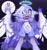 Size: 2328x2456 | Tagged: safe, artist:buvanybu, angel, angel pony, original species, pony, seraph, spoiler:hazbin hotel, angelic wings, clothes, dress, emily (hazbin hotel), eye clipping through hair, eyebrows, eyebrows visible through hair, female, halo, hazbin hotel, heavenborn, hellaverse, long hair, long mane, looking up, mare, multiple wings, open mouth, ponified, solo, spoilers for another series, welcome to heaven, wings