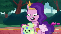 Size: 520x293 | Tagged: safe, screencap, pipp petals, pegasus, pony, rabbit, bunnisi beauties, g5, my little pony: tell your tale, spoiler:g5, spoiler:my little pony: tell your tale, spoiler:tyts02e08, animal, animated, female, gif, mare, smooth as butter