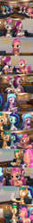 Size: 1920x12960 | Tagged: safe, artist:red4567, hitch trailblazer, izzy moonbow, misty brightdawn, pipp petals, sunny starscout, zipp storm, earth pony, pegasus, pony, unicorn, g5, 3d, bill, comic, couch, envelope, horn, implied sparky sparkeroni, mane five, mane six (g5), rent, source filmmaker