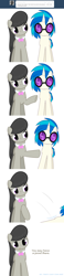 Size: 900x3870 | Tagged: safe, artist:erthilo, dj pon-3, octavia melody, vinyl scratch, earth pony, unicorn, ask octavia, g4, ask, glasses, horn, tumblr