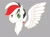 Size: 1039x759 | Tagged: artist needed, source needed, safe, oc, oc only, oc:damiyan, pegasus, green eyes, simple background, solo, white fur, wings