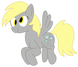 Size: 1873x1611 | Tagged: safe, artist:dhm, derpy hooves, pegasus, pony, g4, digital art, flying, looking at you, png, simple background, solo, transparent background