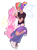 Size: 1280x1733 | Tagged: safe, artist:s0ftserve, fluttershy, rainbow dash, human, g4, alternate hairstyle, bandaid, blushing, bracelet, clothes, converse, cute, dark skin, dashabetes, duo, duo female, ear piercing, earring, elf ears, eyes closed, female, humanized, imminent kissing, jewelry, kneeling, lesbian, nail polish, piercing, ponytail, ship:flutterdash, shipping, shirt, shoes, shorts, shyabetes, simple background, skirt, socks, t-shirt, transparent background, wings