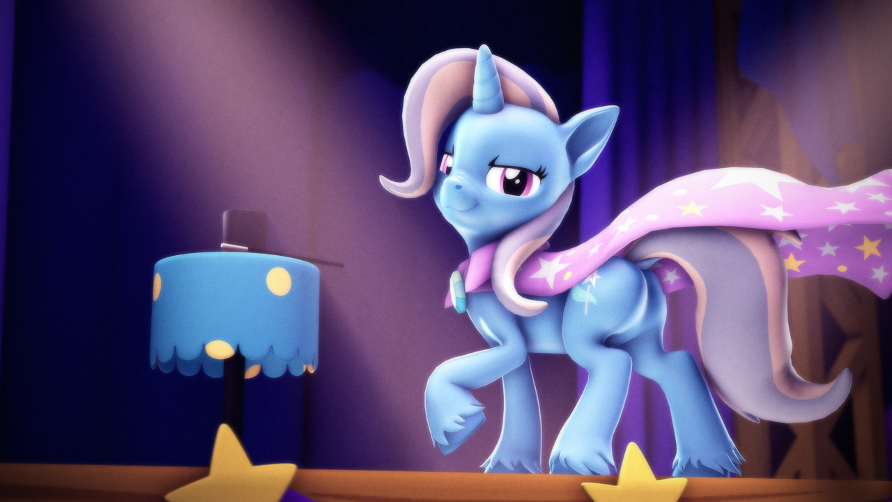 3318651 Safe Artist Psfmer Trixie Pony Unicorn G4 3d Butt