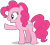 Size: 2400x2152 | Tagged: safe, artist:zslnews, pinkie pie, earth pony, pony, g4, female, mare, simple background, solo, transparent background, vector