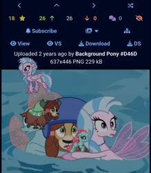 Size: 1079x1233 | Tagged: safe, ocellus, silverstream, yona, changedling, changeling, hippogriff, seapony (g4), yak, derpibooru, g4, april fools, april fools 2024, april fools joke, blue mane, clothes, disguise, disguised changeling, female, fin wings, fins, flowing mane, flowing tail, flying, folded wings, jewelry, meta, necklace, open mouth, river, seaponified, seapony ocellus, seapony silverstream, species swap, spread wings, swimming, swimsuit, tail, walking, water, wings