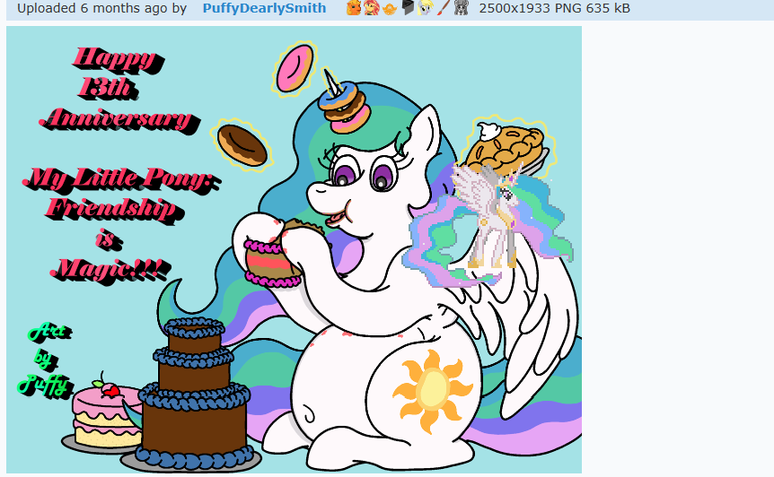 #3334019 - safe, artist:puffydearlysmith, princess celestia, alicorn ...