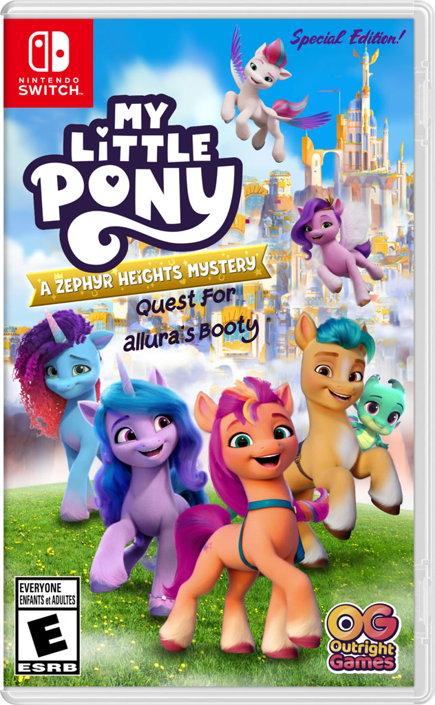 4 Ponies #3334047 - safe, outright games, hitch trailblazer, izzy moonbow, misty ...