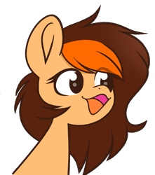 Size: 1117x1264 | Tagged: safe, artist:ninnydraws, oc, oc only, oc:aerion featherquill, pegasus, pony, bust, commission, female, mare, open mouth, pogchamp, poggers, reaction image, simple background, solo, transparent background, ych result