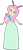 Size: 1662x3574 | Tagged: safe, artist:cartoonmasterv3, fluttershy, human, equestria girls, g4, clothes, corrupted, corrupted fluttershy, dress, easter, holiday, long dress, long skirt, skirt, solo, victorian, victorian dress