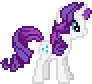 Size: 92x84 | Tagged: artist needed, source needed, useless source url, safe, rarity, pony, unicorn, derpibooru, g4, animated, april fools 2024, desktop ponies, female, gif, horn, mare, meta, pixel art, simple background, solo, sprite, transparent background