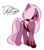 Size: 1280x1448 | Tagged: safe, artist:bonedustz, oc, oc:pinkarella, earth pony, pony, slaughter horse 2, blood, blood on face, bloody hooves, bloody knife, censored, eyelashes, female, hair over one eye, knife, long mane, long tail, mare, mouth hold, narrowed eyes, pink coat, pink mane, pink tail, pinkarella, red eyes, serial killer, simple background, sketch, solo, tail, transparent background, two toned tail, wingding eyes