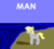 Size: 368x332 | Tagged: safe, artist:castafae, derpy hooves, pegasus, g4, female, man, man (meme), mare, meme, ocean, solo, water