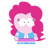 Size: 1175x1135 | Tagged: safe, pinkie pie, human, equestria girls, g4, simple background, solo, south park, style emulation, transparent background