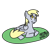 Size: 500x500 | Tagged: safe, artist:sdtwilan9x, derpy hooves, pegasus, g4, doodle, female, lying down, mare, partially transparent background, ponyloaf, prone, signature, solo