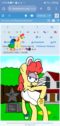 Size: 1079x2274 | Tagged: safe, artist:professorventurer, oc, oc:power star, april fools 2024, desktop ponies, pixel art, rule 85, sprite, super mario 64