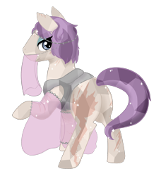 Size: 1550x1700 | Tagged: safe, artist:squeezymouse, derpibooru exclusive, oc, oc only, oc:silk veil, crystal pony, earth pony, armor, blank flank, clothes, earth pony oc, eyeshadow, makeup, male, scar, silk, simple background, solo, stallion, transparent background, veil