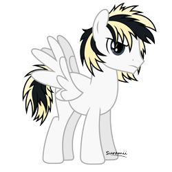 Size: 2449x2449 | Tagged: safe, artist:suramii, oc, oc only, oc:ray day, pegasus, pony, male, simple background, solo, stallion, transparent background