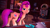 Size: 3840x2160 | Tagged: safe, artist:psfmer, izzy moonbow, sunny starscout, earth pony, pony, unicorn, g4, g5, 3d, braid, braided ponytail, butt, contempt, crystal, crystal tea room, cup, derision, disgusted, featureless crotch, female, g5 to g4, generation leap, high res, horn, looking at someone, mare, offscreen character, pegasus crystal, plot, ponytail, solo focus, source filmmaker, sunny starbutt, sunny starscout is not amused, teacup, unamused, unshorn fetlocks