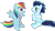 Size: 1005x562 | Tagged: safe, artist:rulette, rainbow dash, soarin', pegasus, pony, g4, clothes, cold, duo, female, gentlemen, male, mare, scarf, ship:soarindash, shipping, simple background, stallion, straight, striped scarf, transparent background
