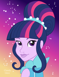 Size: 1237x1600 | Tagged: safe, artist:cloudy glow, twilight sparkle, human, equestria girls, friendship through the ages, g4, female, lips, solo