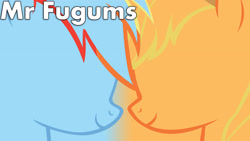 Size: 3200x1800 | Tagged: safe, artist:mrfugums, applejack, rainbow dash, g4, gradient background, high res, vector, wallpaper