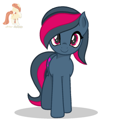 Size: 1000x1000 | Tagged: safe, artist:r4hucksake, oc, oc only, oc:neon blacktop, earth pony, pony, female, mare, simple background, solo, transparent background