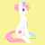 Size: 2000x2000 | Tagged: safe, artist:redactedhaunt, nurse redheart, earth pony, pony, g4, colored eyelashes, hat, heart, heart eyes, lineless, long legs, looking back, nurse hat, profile, signature, simple background, sitting, slender, smiling, solo, thin, thin legs, wingding eyes, yellow background