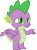 Size: 3000x4097 | Tagged: safe, artist:cloudy glow, spike, dragon, a horse shoe-in, g4, .ai available, simple background, solo, transparent background, vector