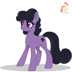 Size: 2091x2091 | Tagged: safe, artist:r4hucksake, oc, oc only, oc:crème de cassis, earth pony, pony, female, mare, simple background, solo, transparent background
