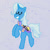 Size: 540x539 | Tagged: safe, artist:zoeyhorse, trixie, pony, unicorn, g4, eyes closed, fantasy class, horn, smiling, solo, sword, warrior, weapon