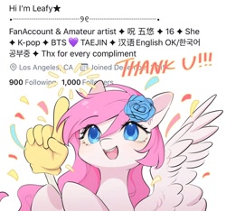 Size: 1024x958 | Tagged: safe, artist:leafywind, oc, oc only, pegasus, pony, female, flower, flower in hair, foam finger, mare, solo