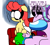 Size: 3351x3023 | Tagged: safe, artist:professorventurer, starlight glimmer, oc, oc:power star, g4, cheliphobia, every copy of super mario 64 is personalized, glimpostor, ptsd, rule 85, super mario 64