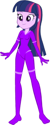 Size: 614x1523 | Tagged: safe, artist:invisibleink, artist:tylerajohnson352, twilight sparkle, human, equestria girls, g4, bodysuit, clothes, cyberspace, digitized, digitized body, glowing body, purple, simple background, solo, transparent background
