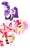 Size: 406x675 | Tagged: safe, artist:applepums, fluttershy, twilight sparkle, pegasus, pony, unicorn, g4, alternate hairstyle, clothes, colored eyelashes, colored pinnae, cosplay, costume, dress, duo, duo female, eyebrows, eyebrows visible through hair, female, frilly dress, frown, gloves, homura akemi, horn, lineless, long gloves, long socks, madoka kaname, magical girl, mare, multicolored mane, multicolored tail, narrowed eyes, pink dress, pink mane, profile, puella magi madoka magica, purple coat, ribbon, short hair fluttershy, simple background, straight mane, straight tail, tail, teal eyes, unicorn horn, unicorn twilight, wavy mouth, white background, wingding eyes, yellow coat