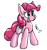 Size: 476x503 | Tagged: safe, artist:ponballoon, pinkie pie, inflatable pony, g4, female, inflatable, inflatable toy, inflation valve, mare, pool toy, seams, shiny, simple background, smiling, solo, squeak, standing, transparent background