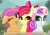 Size: 4092x2893 | Tagged: safe, artist:rivin177, apple bloom, scootaloo, sweetie belle, earth pony, pegasus, pony, unicorn, g4, adorabloom, apple bloom's bow, bow, cart, cute, cutealoo, cutie mark crusaders, cutie mark cuties, diasweetes, female, filly, floppy ears, foal, grin, hair bow, horn, looking at you, one ear down, one eye closed, open mouth, open smile, outdoors, smiling, smiling at you, trio, trio female, wings, wink, winking at you
