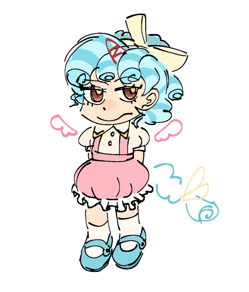 Human Ruffles #3343606 - safe, artist:倾时, cozy glow, human, clothes, dress, horn ...
