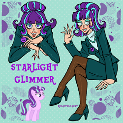 Size: 2000x2000 | Tagged: safe, artist:redactedhaunt, starlight glimmer, human, g4, humanized, solo