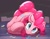 Size: 3404x2678 | Tagged: safe, artist:pabbley, pinkie pie, earth pony, pony, g4, bed, confetti, cute, diapinkes, female, looking at you, lying down, mare, on bed, ponk, solo