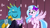 Size: 1191x671 | Tagged: safe, artist:disneymarvel96, gallus, silverstream, griffon, hippogriff, g4, bow, bowtie, clothes, cute, duo, female, gallabetes, glowing, hair bow, light up, male, microphone, ship:gallstream, shipping, singing, straight, suit