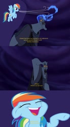 Size: 1280x2313 | Tagged: safe, artist:captainponyboy1999, rainbow dash, pegasus, g4, blowing, comic, crossover, dialogue, disney, female, hades, hercules, laughing, male, rainbow dash is best facemaker