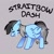 Size: 1500x1500 | Tagged: safe, artist:woffiecocoa, rainbow dash, pegasus, pony, crying, female, gray background, headcanon, mare, misspelling, sexuality headcanon, simple background, solo, text