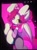 Size: 1526x2048 | Tagged: safe, artist:lerk, oc, oc only, oc:lerk, bat pony, pony, bat pony oc, bat wings, bipedal, blushing, bowtie, bunny ears, bunny suit, clothes, ear fluff, eye clipping through hair, eyebrows, eyebrows visible through hair, female, looking at you, mare, necktie, partially open wings, playboy bunny, smiling, smiling at you, solo, wings, wip