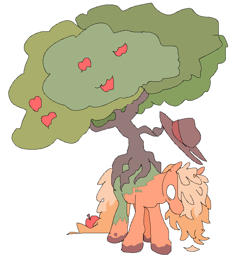 #3344843 - safe, artist:084392, applejack, earth pony, pony, g4, apple ...