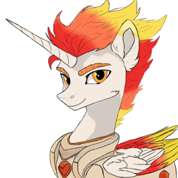 Size: 2000x2000 | Tagged: safe, artist:fire ray, oc, oc only, oc:fire ray, alicorn, pony, colored wings, folded wings, gradient wings, male, simple background, slender, solar empire, solo, thin, transparent background, wings