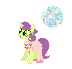 Size: 662x629 | Tagged: safe, artist:selenaede, artist:user15432, oc, oc:sparkle diamond, pony, unicorn, g4, base used, clothes, cutie mark, diamond, dress, ear piercing, earring, gemstones, green coat, high heels, horn, jewelry, necklace, open mouth, open smile, pearl necklace, piercing, pink dress, purple mane, purple tail, shoes, simple background, smiling, sparkles, tail, transparent background