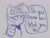 Size: 2003x1508 | Tagged: safe, artist:melodymelanchol, twilight sparkle, alicorn, pony, g4, dialogue, female, gray background, mare, monochrome, offscreen character, simple background, sketch, solo, speech bubble